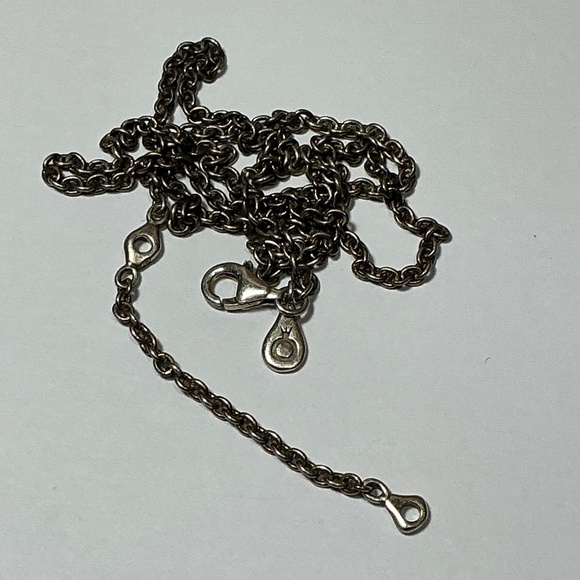 PANDORA Heavier Sterling Silver Necklace. 16 or 18 inches long - Picture 4 of 7
